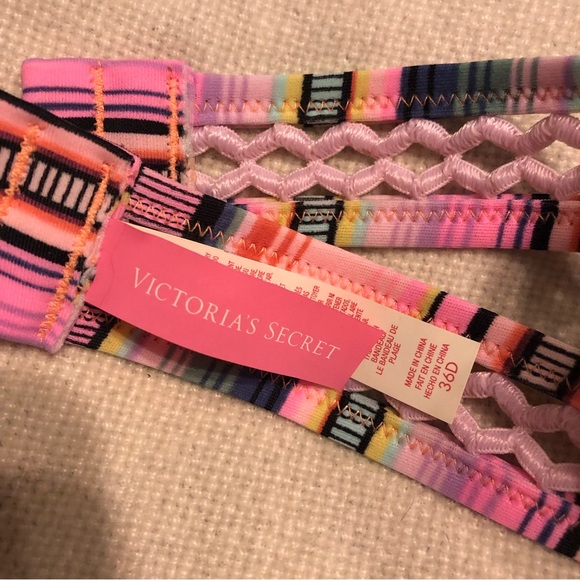 Lot of 2 Victoria’s Secret bandeau swim top size 36D - Picture 12 of 12